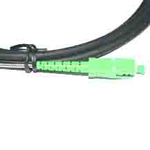 SC / APC Outdoor Cable Fiber Optic Patch Cord