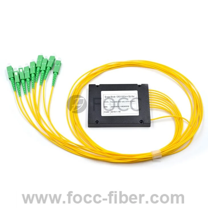 Caixa do ABS do divisor do PLC 1x8, SCAPC