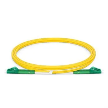 LC / A Para LC / A Duplex Single Mode PVC (OFNR) Patch Cord